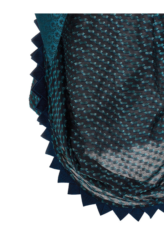 'Weathervane' top Blue