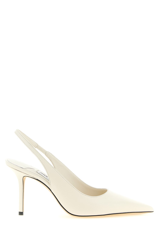 'Love' slingback White