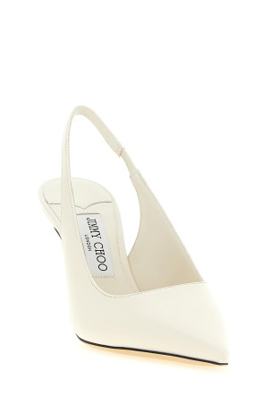 'Love' slingback White