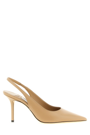 'Love' slingback Beige