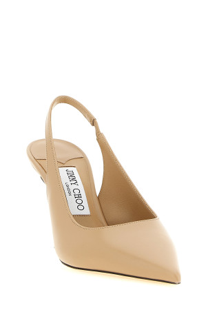 'Love' slingback Beige