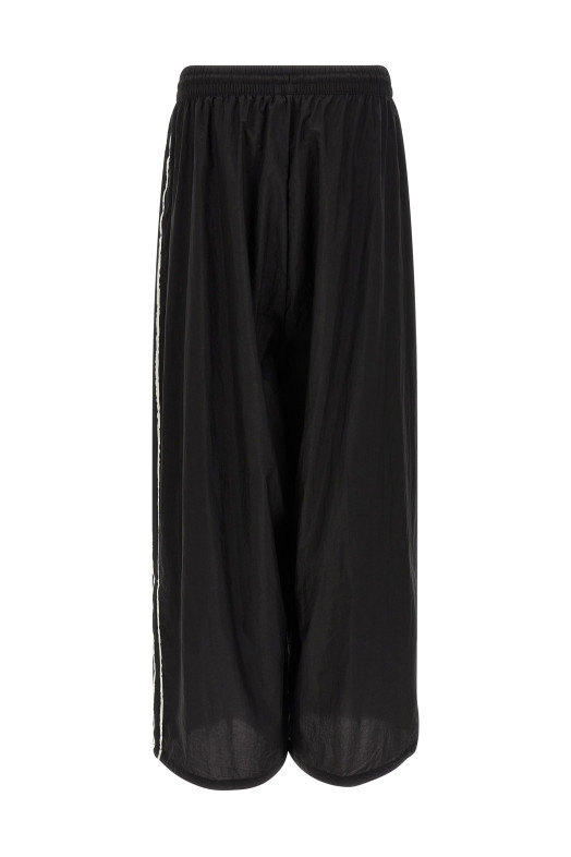 'Y-3 Raw Edge 3 Stripe Wide' joggers Black