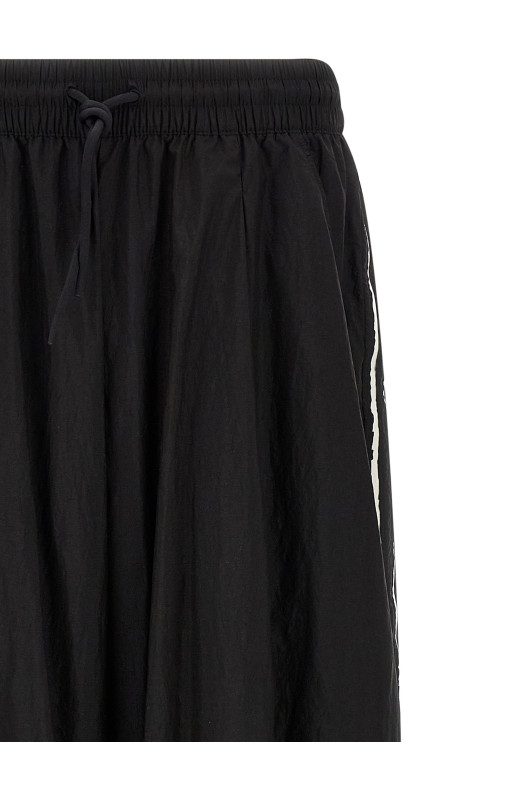 'Y-3 Raw Edge 3 Stripe Wide' joggers Black