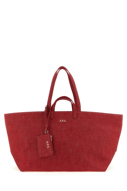 'Le Drummer Toile' large shopping bag Red