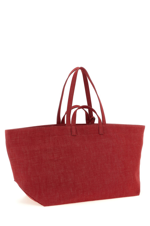 'Le Drummer Toile' large shopping bag Red