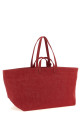 'Le Drummer Toile' large shopping bag Red