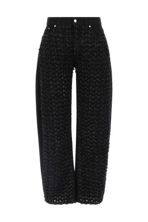 Bouclé jeans Black