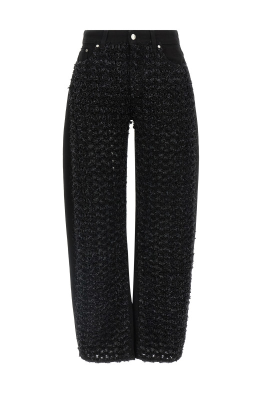 Bouclé jeans Black