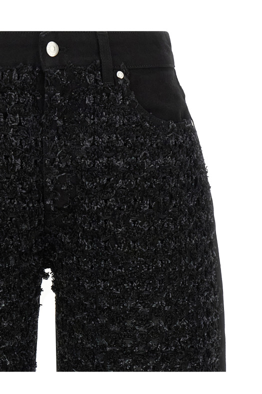 Bouclé jeans Black
