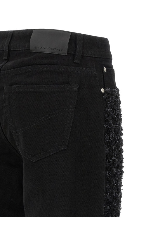 Bouclé jeans Black
