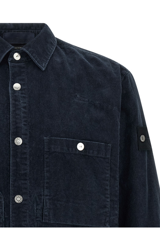 Corduroy shirt Blue
