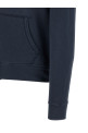 Loopback cotton hoodie Blue