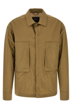 Shacket rippled effect Green