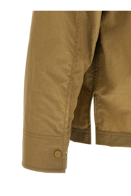 Shacket rippled effect Green