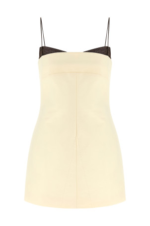 'Tailored' dress Beige