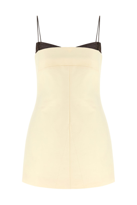 'Tailored' dress Beige