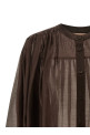 Voile shirt Brown