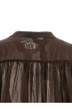 Voile shirt Brown