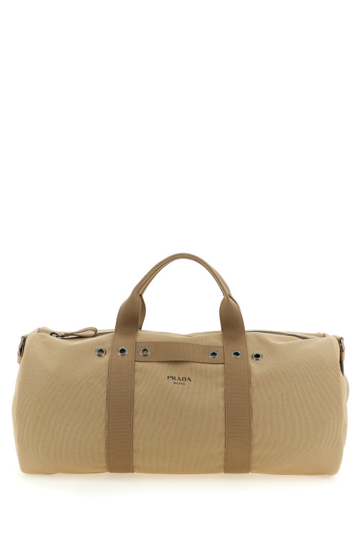Canvas travel bag Beige
