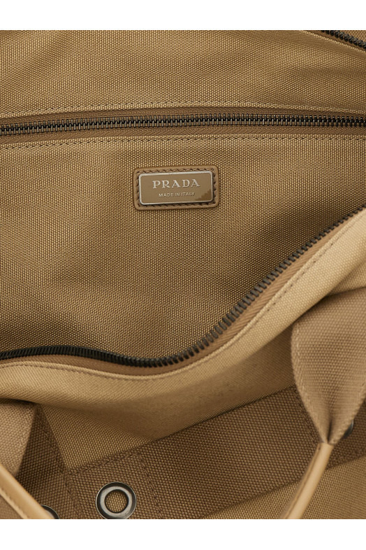 Canvas travel bag Beige