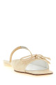 Squared toe sandals Beige