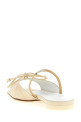 Squared toe sandals Beige