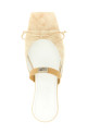 Squared toe sandals Beige