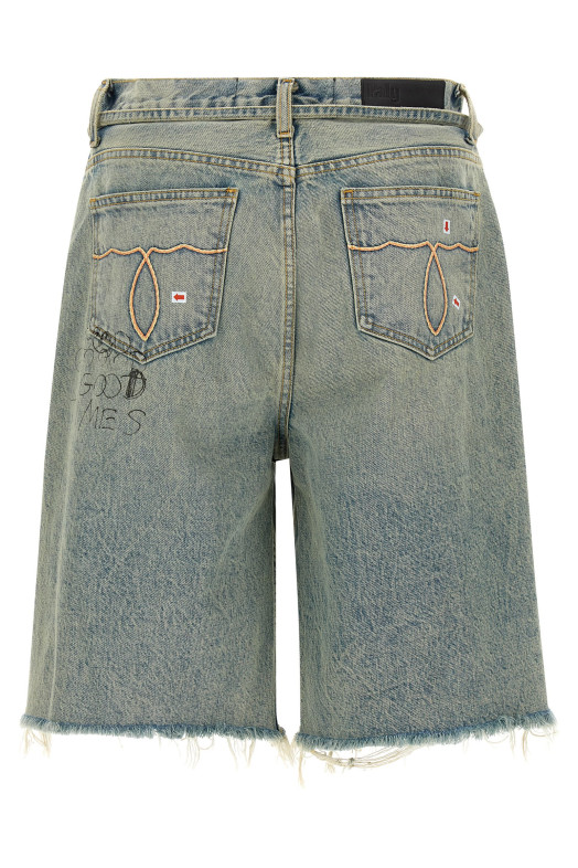 'Good Good Times' bermuda shorts BLUE