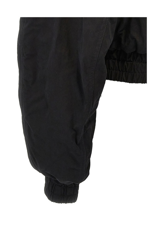 'Sierra' cropped bomber jacket Black