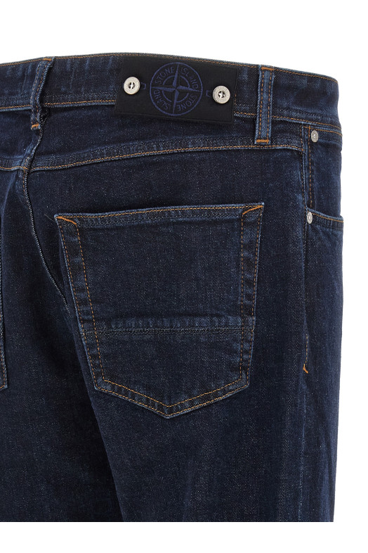 'Indigo Denim-Rinsed' jeans Blue