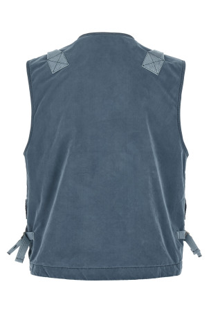 'G100016 David Light Indigo-Tc' vest Blue