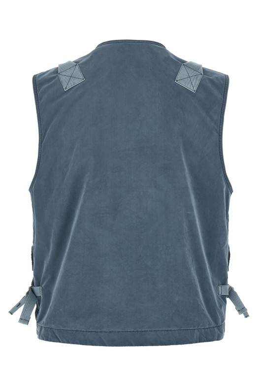 'G100016 David Light Indigo-Tc' vest Blue