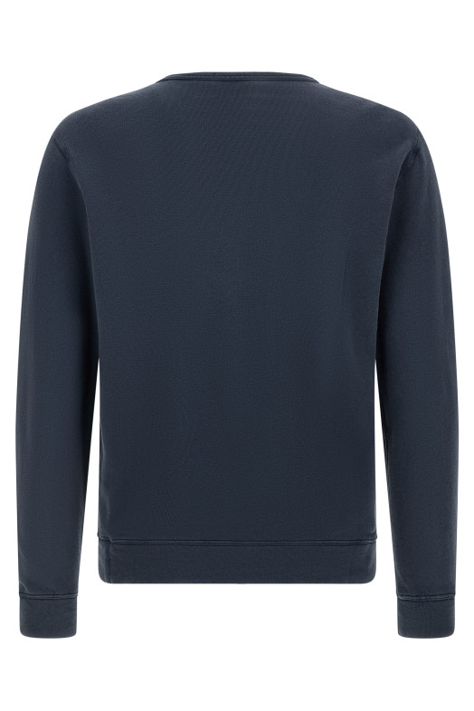 Loopback cotton sweatshirt Blue