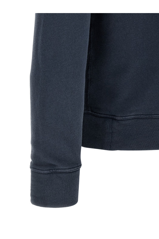 Loopback cotton sweatshirt Blue