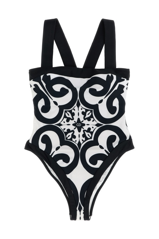 'Costella' one-piece swimsuit Black-grey
