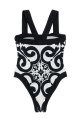 'Costella' one-piece swimsuit Black-grey