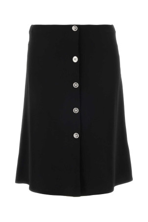 Black satin skirt VERSACE (10230311A10194)