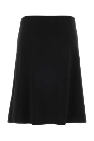 Black satin skirt VERSACE (10230311A10194)