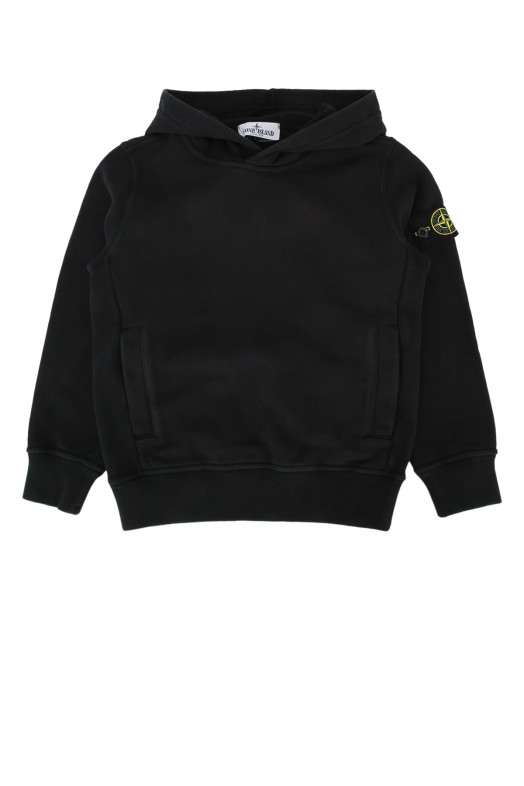 HOODIE SWEATER Black STONE ISLAND KIDS (610000420)