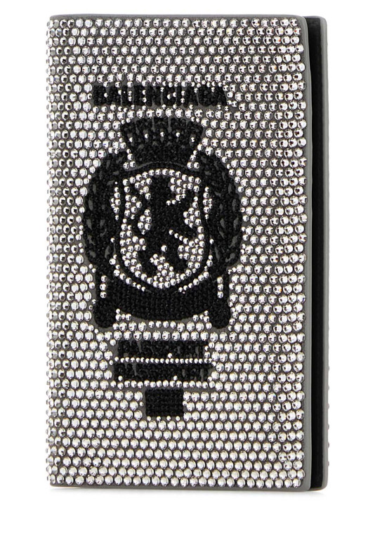 Embellished leather passport holder BALENCIAGA (7877422ACCR)