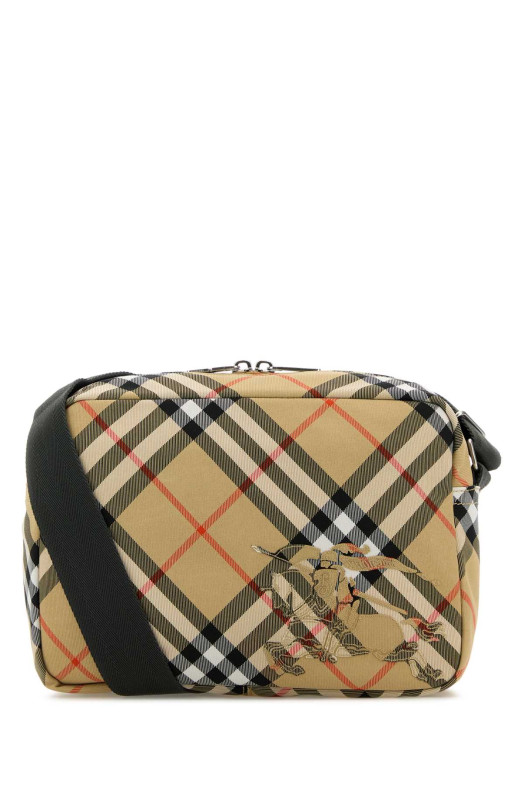Embroidered fabric Check crossbody bag BURBERRY (8091320)