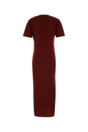 Burgundy wool dress SAINT LAURENT (839059Y76UO)