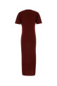 Burgundy wool dress SAINT LAURENT (839059Y76UO)