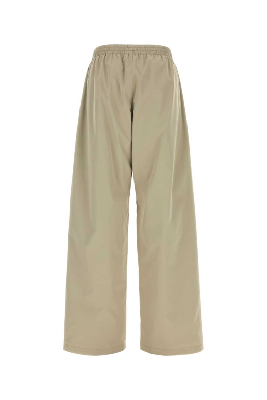 Cappuccino stretch polyester wide-leg pant BALENCIAGA (850698TRO31)