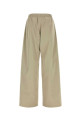 Cappuccino stretch polyester wide-leg pant BALENCIAGA (850698TRO31)