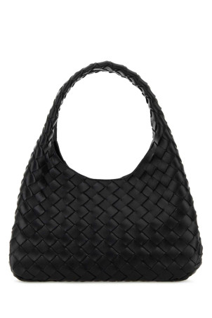 Black leather small Campana shoulder bag BOTTEGA VENETA (854248V4SC0)