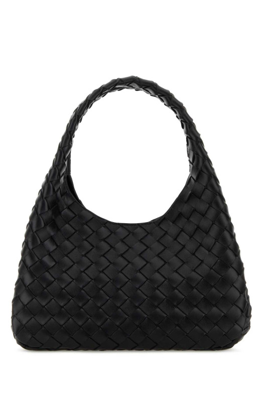Black leather small Campana shoulder bag BOTTEGA VENETA (854248V4SC0)