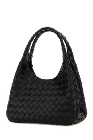 Black leather small Campana shoulder bag BOTTEGA VENETA (854248V4SC0)