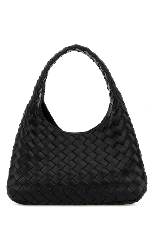 Black leather small Campana shoulder bag BOTTEGA VENETA (854248V4SC0)