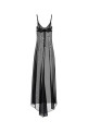 Black stretch tulle Naked dress Black BALENCIAGA (857331TSR01)